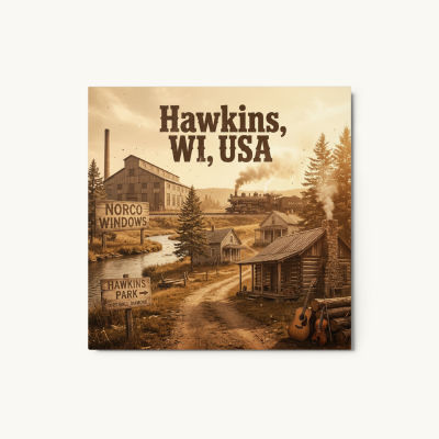 Hawkins, WI Metal Print