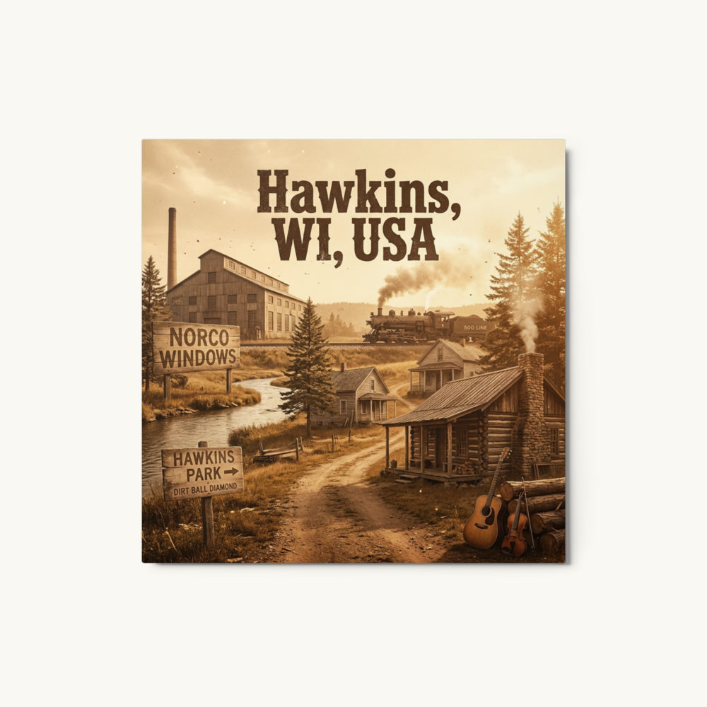 Hawkins, WI Metal Print