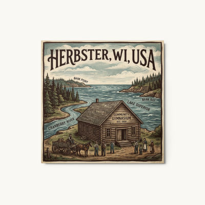 Herbster, WI Metal Print