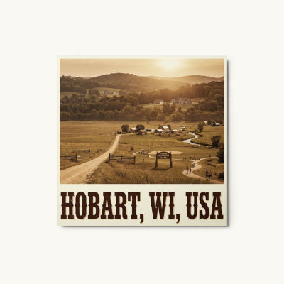 Hobart, WI Metal Print