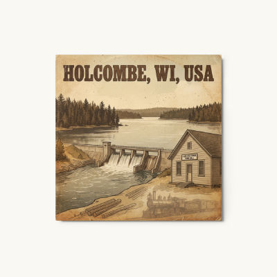Holcombe, WI Metal Print