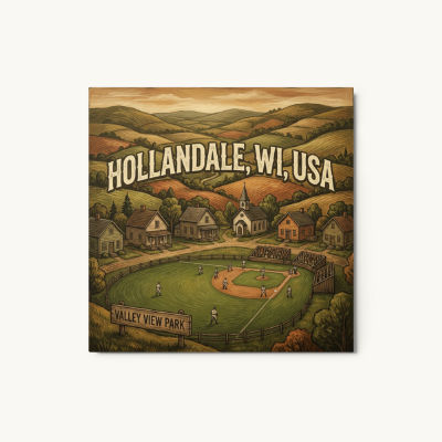 Hollandale, WI Metal Print