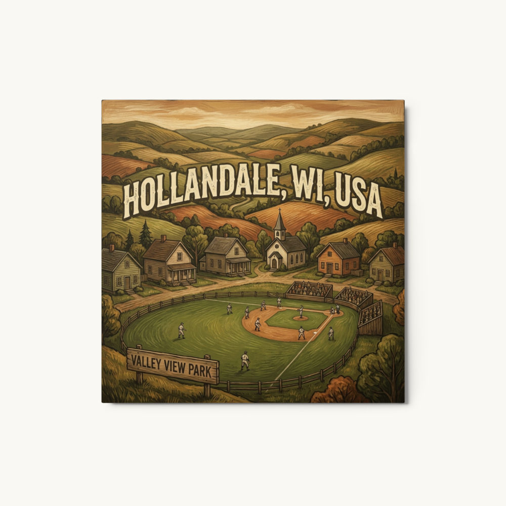 Hollandale, WI Metal Print