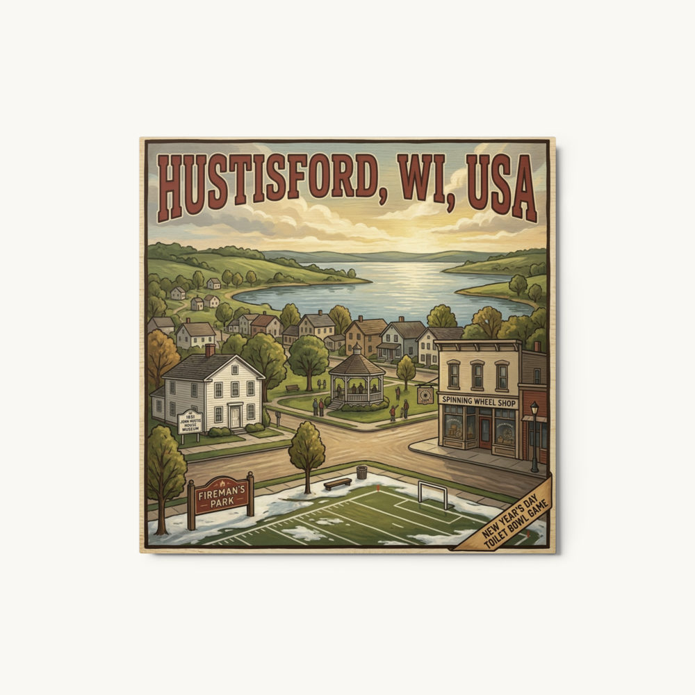 Hustisford, WI Metal Print
