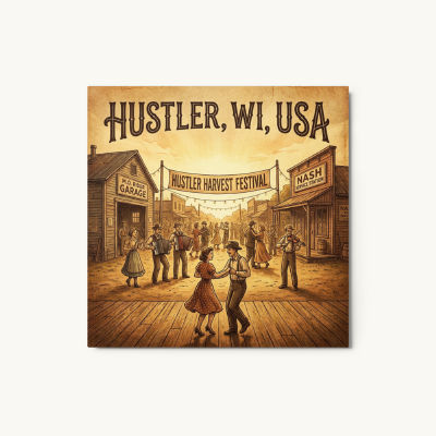 Hustler, WI Metal Print