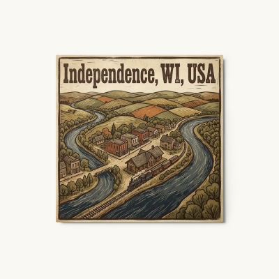 Independence, WI Metal Print
