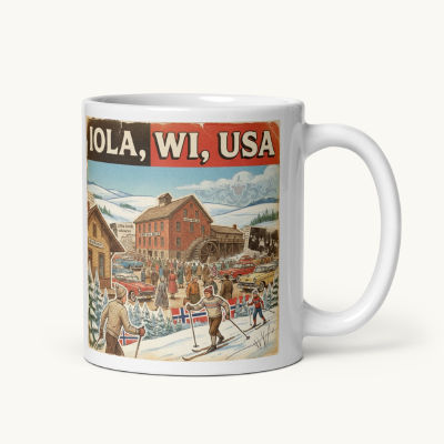 Iola, WI Coffee Mug