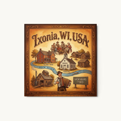 Ixonia, WI Metal Print