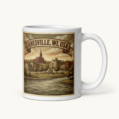 Janesville, WI Coffee Mug