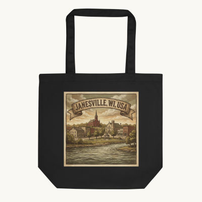 Janesville, WI Tote Bag