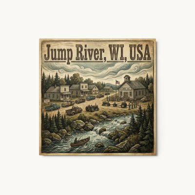 Jump River, WI Metal Print