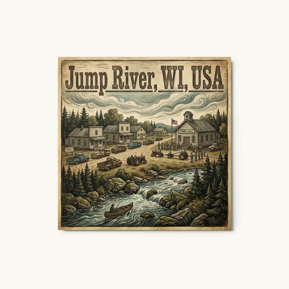 Jump River, WI Metal Print