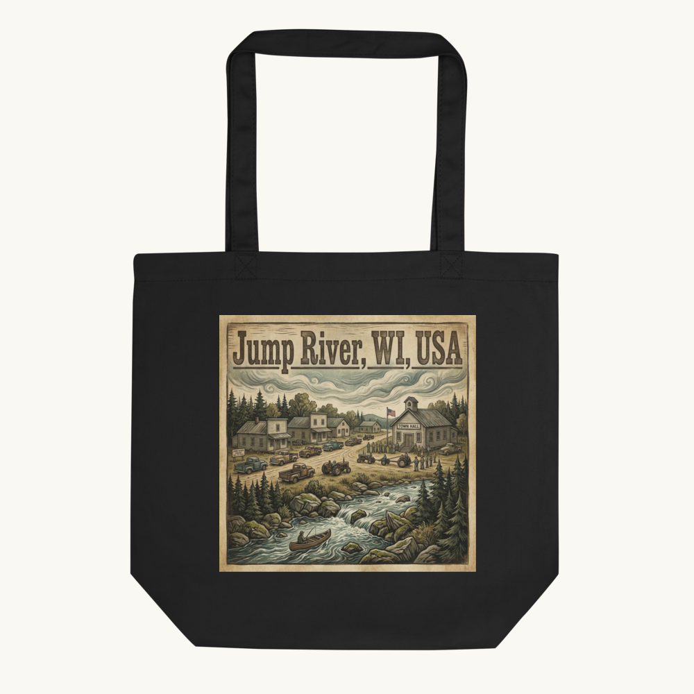 Jump River, WI Tote Bag
