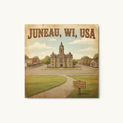 Juneau, WI Metal Print