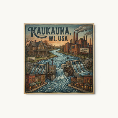 Kaukauna, WI Metal Print
