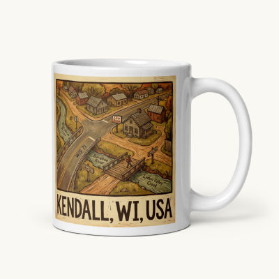 Kendall, WI Coffee Mug