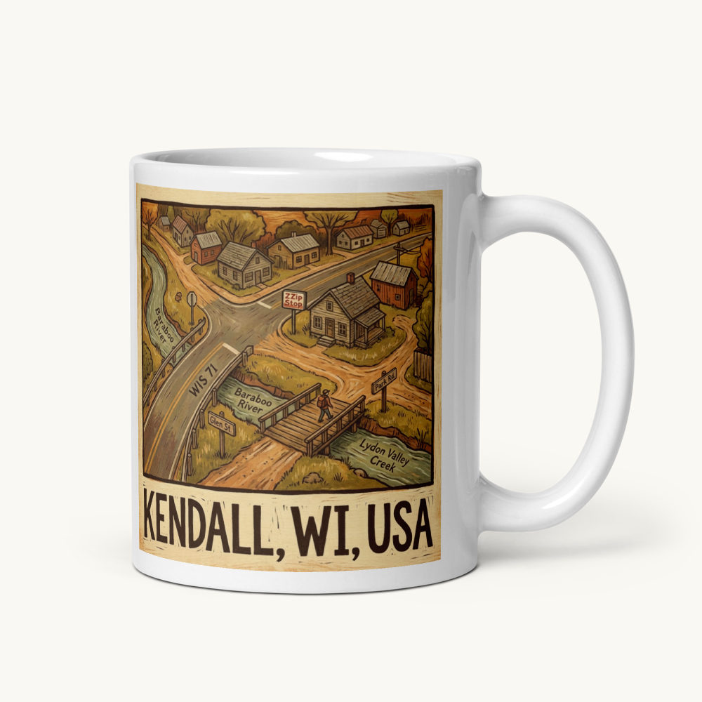 Kendall, WI Coffee Mug