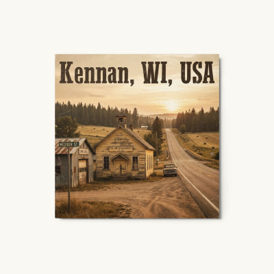 Kennan, WI Metal Print