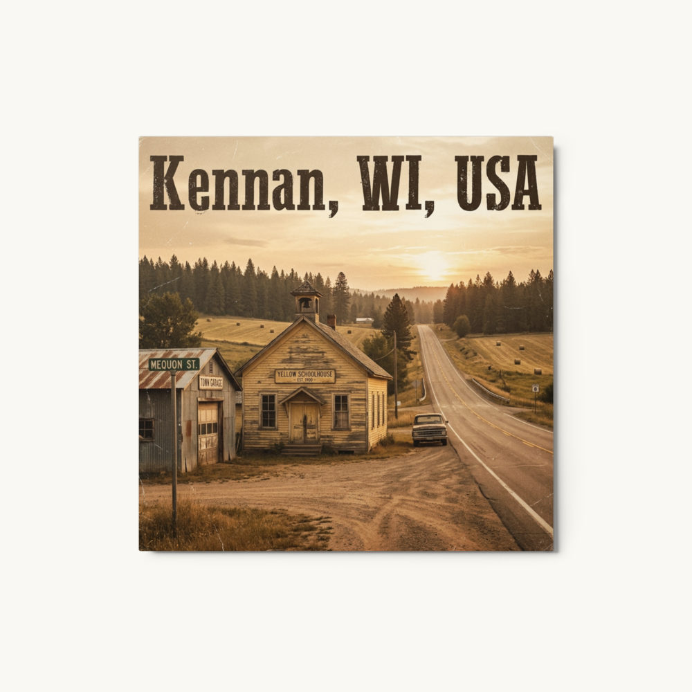 Kennan, WI Metal Print