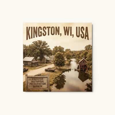 Kingston, WI Metal Print