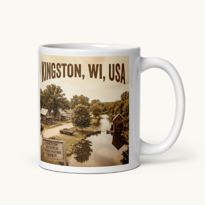 Kingston, WI Coffee Mug