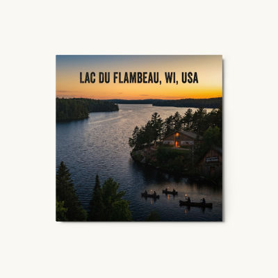 Lac du Flambeau, WI Metal Print