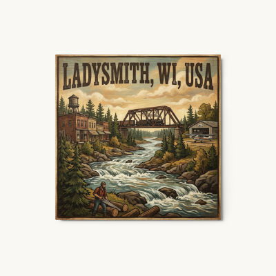 Ladysmith, WI Metal Print