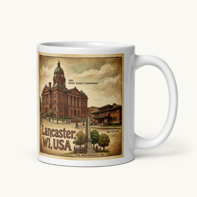Lancaster, WI Coffee Mug
