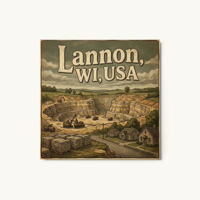 Lannon, WI Metal Print