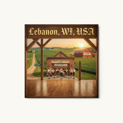 Lebanon, WI Metal Print