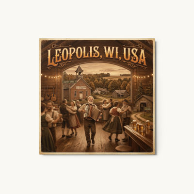 Leopolis, WI Metal Print