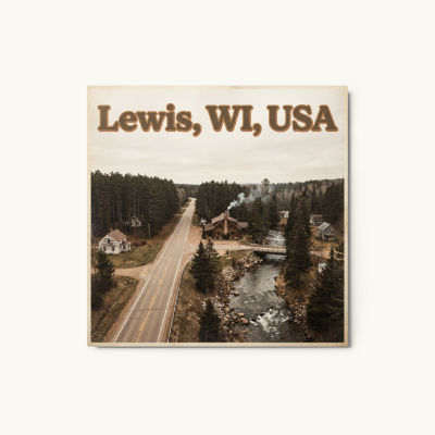 Lewis, WI Metal Print
