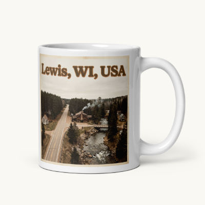 Lewis, WI Coffee Mug