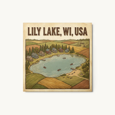 Lily Lake, WI Metal Print