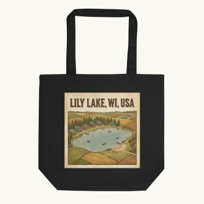 Lily Lake, WI Tote Bag