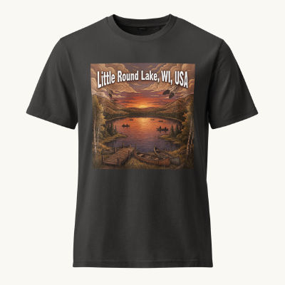 Little Round Lake, WI Vintage Tee