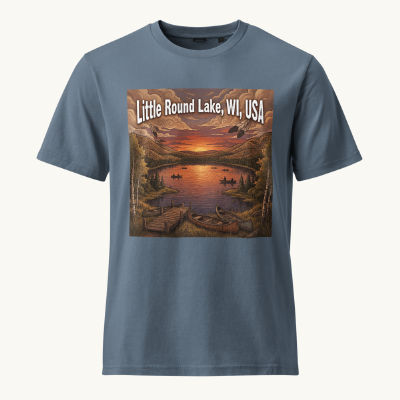 Little Round Lake, WI Vintage Tee