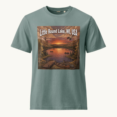 Little Round Lake, WI Vintage Tee