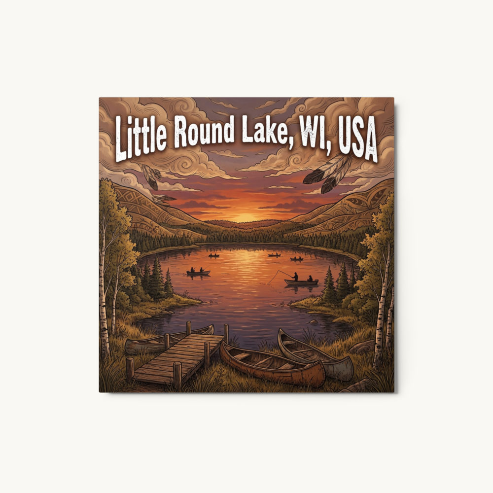 Little Round Lake, WI Metal Print