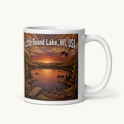Little Round Lake, WI Coffee Mug