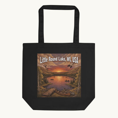 Little Round Lake, WI Tote Bag