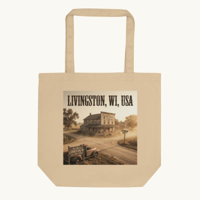 Livingston, WI Tote Bag