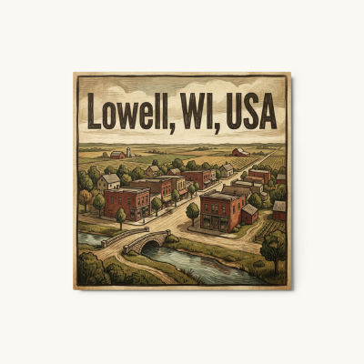 Lowell, WI Metal Print