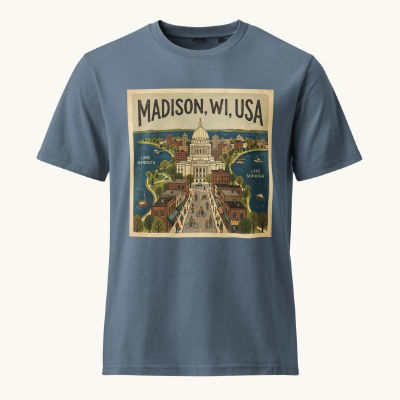 Madison, WI Vintage Tee