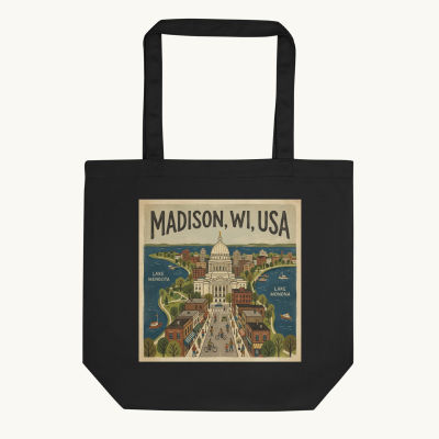 Madison, WI Tote Bag
