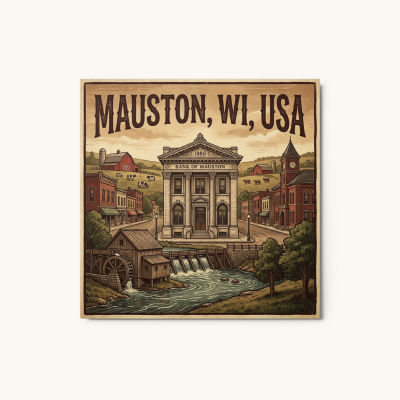 Mauston, WI Metal Print