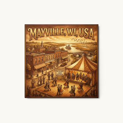 Mayville, WI Metal Print
