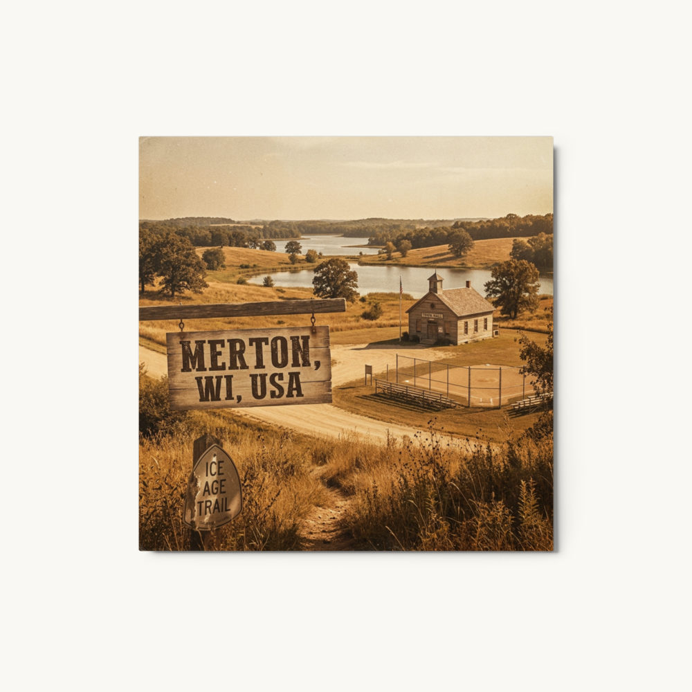 Merton, WI Metal Print