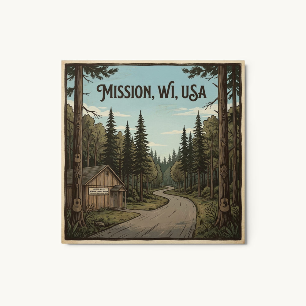 Mission, WI Metal Print