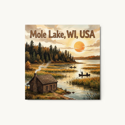 Mole Lake, WI Metal Print